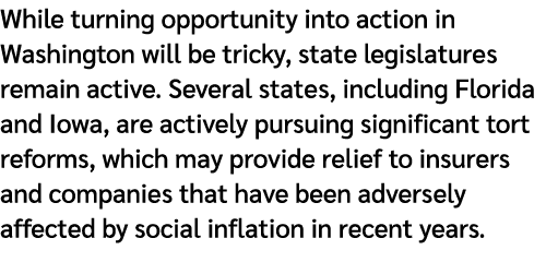 While turning opportunity into action in Washington will be tricky, state legislatures remain active. Several states,...